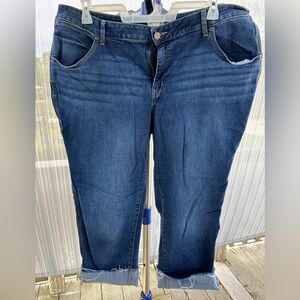 Maurices Blue Ankle Cropped Jeans with Stretch